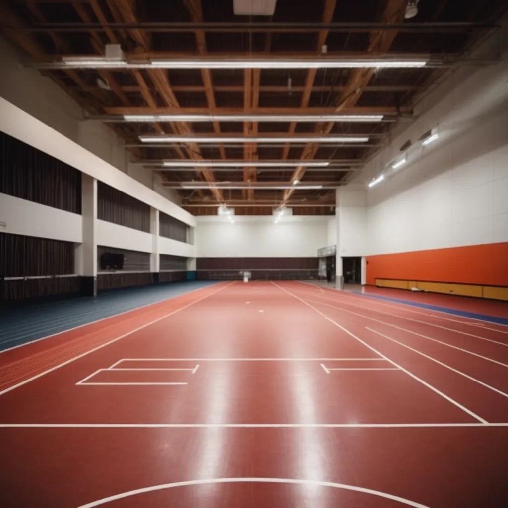 4 sport facility rubberized epoxy flooring