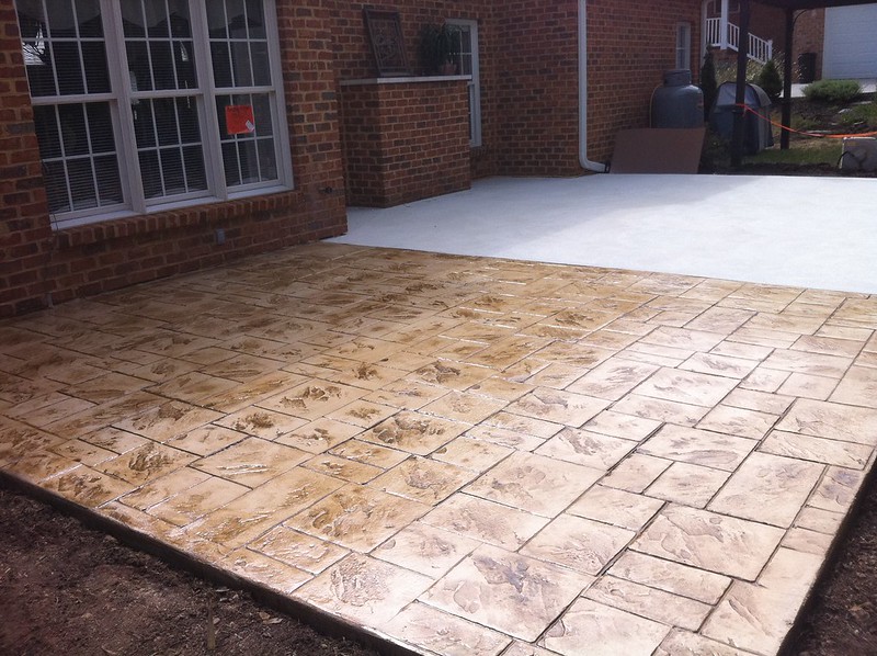 8 outdoor wood stamped concrete epoxy